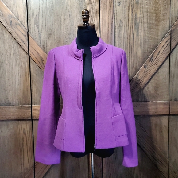 Armani Collezioni Purple Blazer - Picture 1 of 5